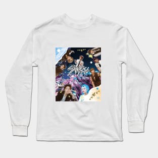 stray kids collage style design Long Sleeve T-Shirt